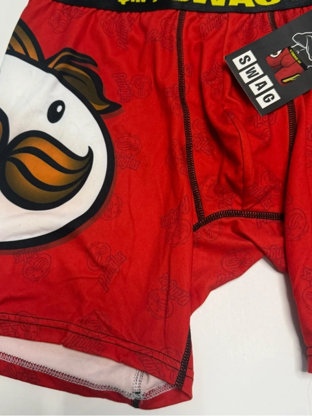 SWAG x Pringles‎ Red Men's Boxer Briefs — Logo Waistband Comfort